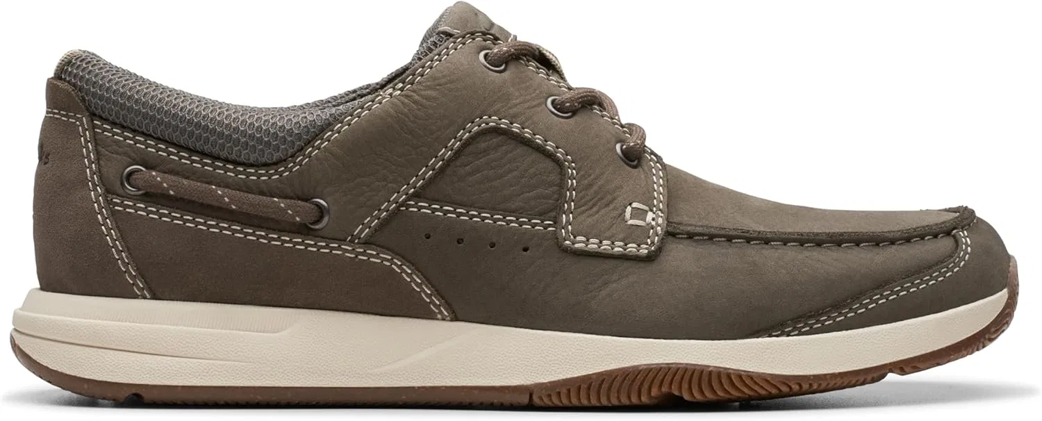 Мужские кроссовки Clarks Sailview LaceBoat, 2-Taupe Nubuck — фото 2