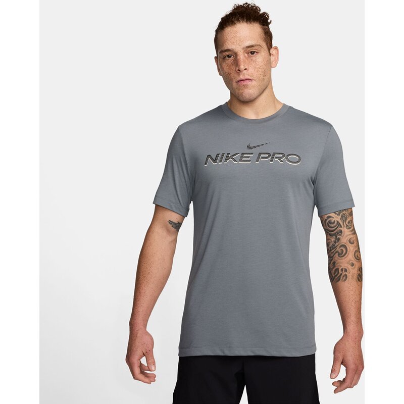 

Shirt m nk df tee db pro Nike, серый
