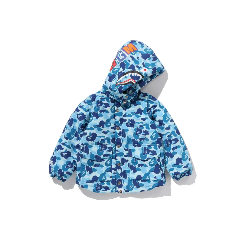 Куртка FW25 для детей 3-7 лет A BATHING APE, зеленый GRX — фото 3