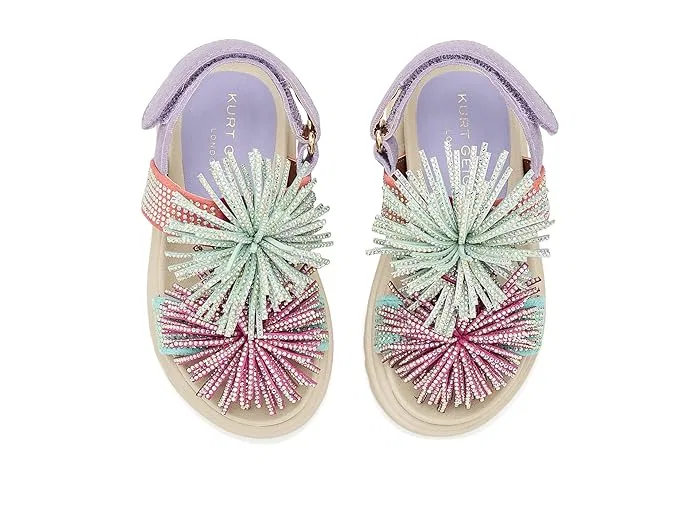 Сандалии с бахромой Orson Fringe Kurt Geiger London Kids, Multi — фото 3
