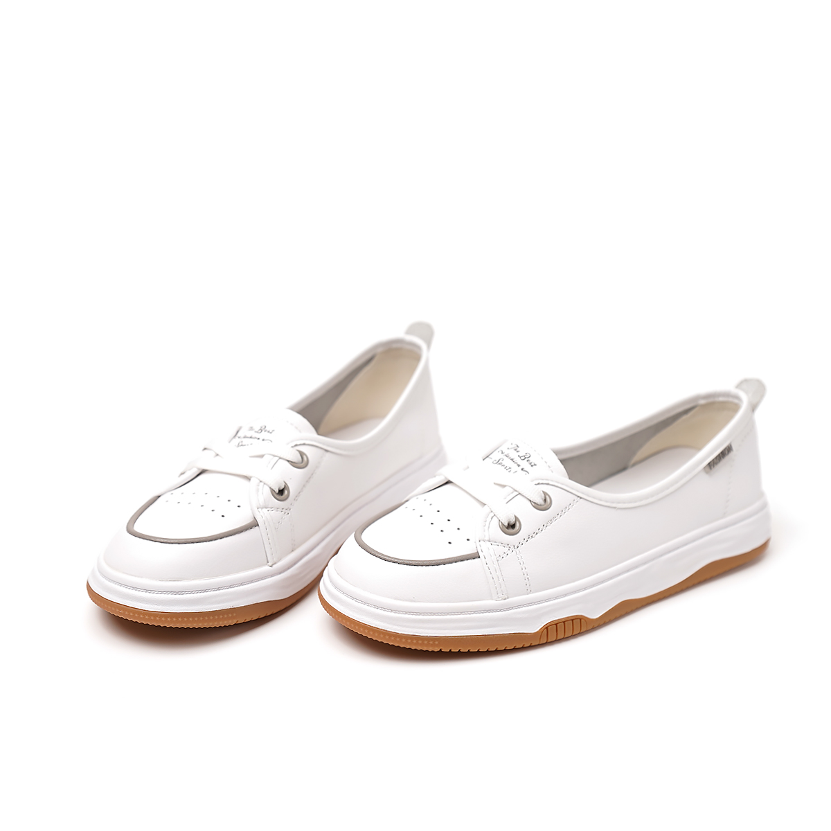 Повседневные женские туфли Help белого цвета — фото 3