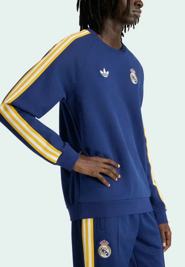 Толстовка Real Madrid Crew Club Wear Adidas Originals, темно-синий — фото 4