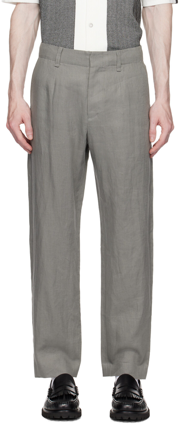 

Серые узкие брюки rag & bone, Slate