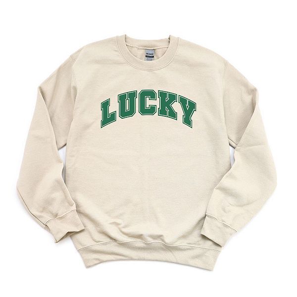 

Свитшот Lucky varsity Simply Sage Market, Dust