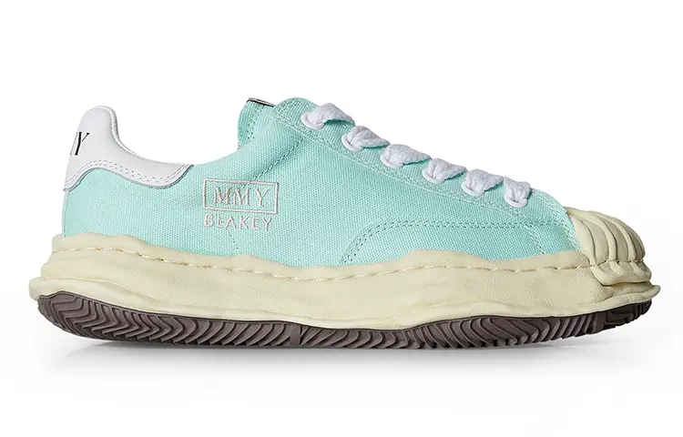 Кроссовки MIHARA YASUHIRO Skateboarding Shoes Unisex Low-top Light Blue, голубой — фото 2