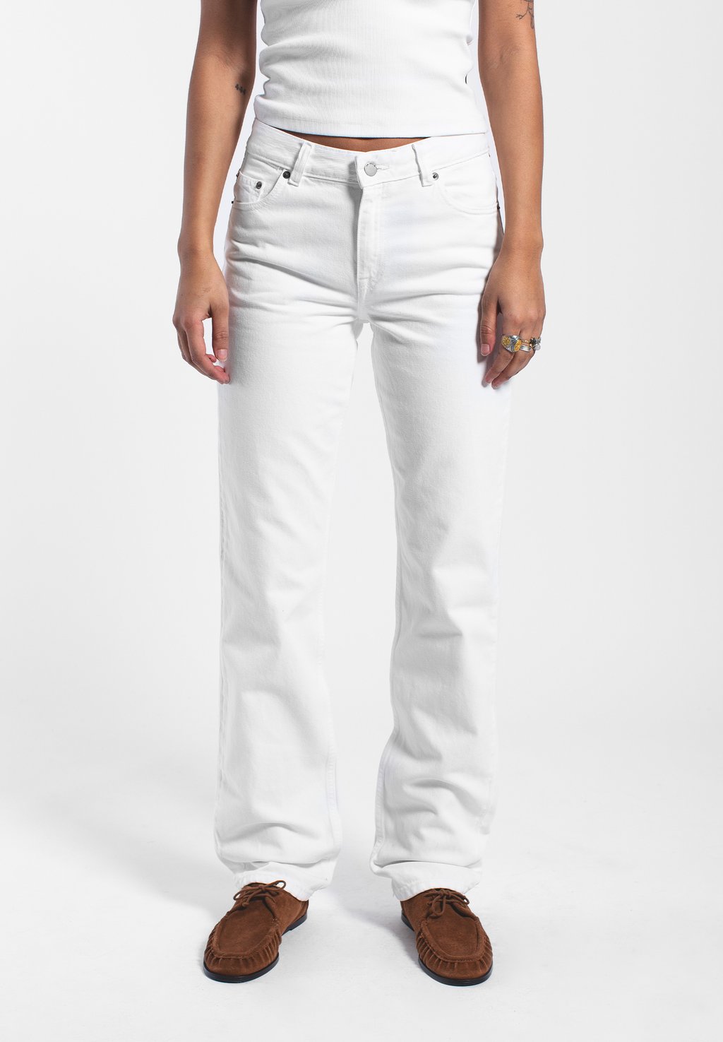 

Джинсы прямого кроя ARCH Dr.Denim, белый