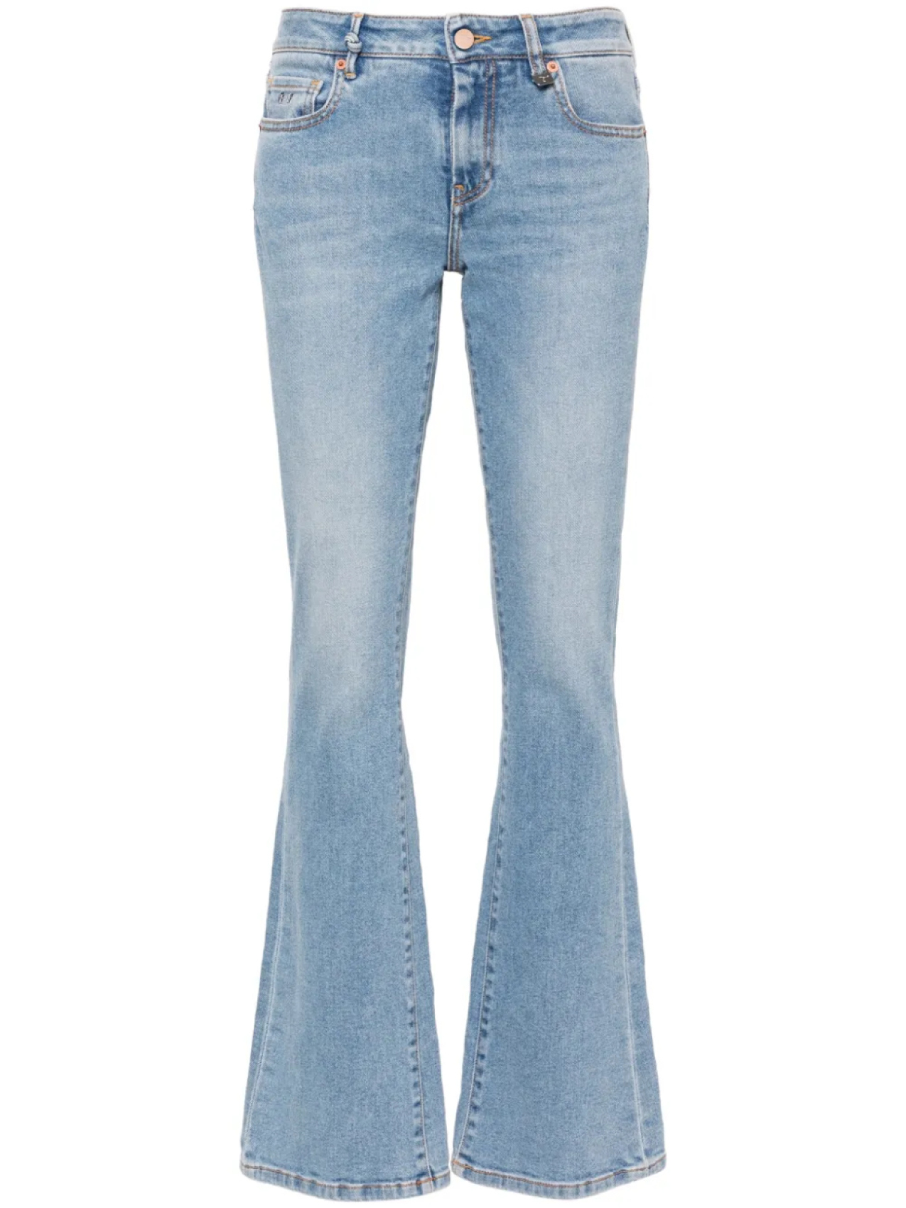 

Джинсы bootcut Greta средней посадки Sartoria Tramarossa, синий