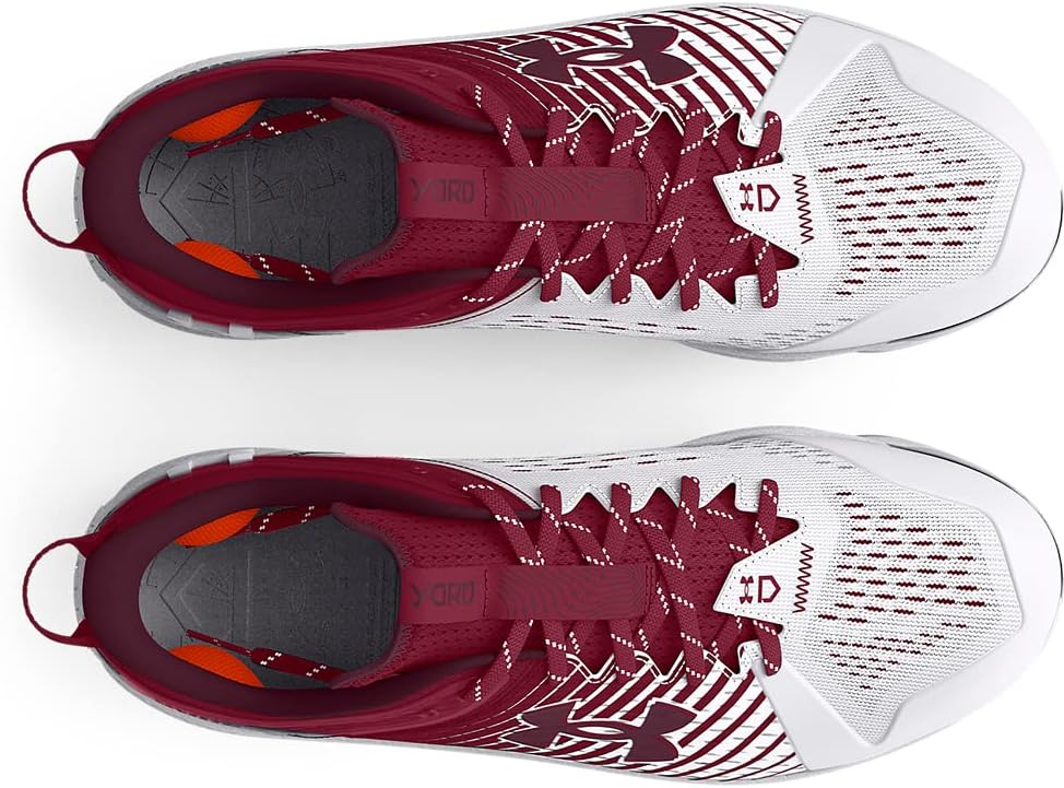 Under Armour мужские бейсбольные бутсы Yard Low Mt, Cardinal — фото 3