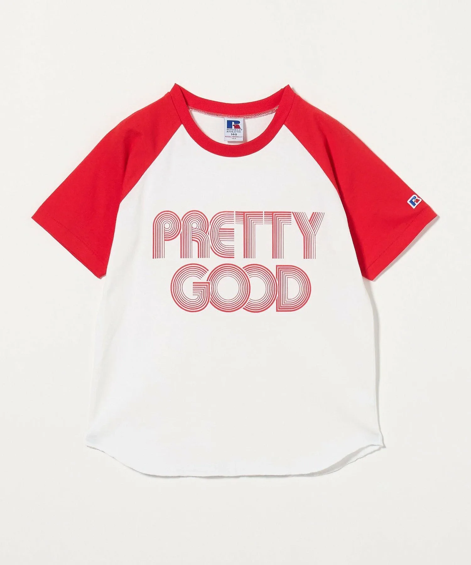 Футболка-реглан / Детская 140-150 см United Arrows Green Label Relaxing, RED