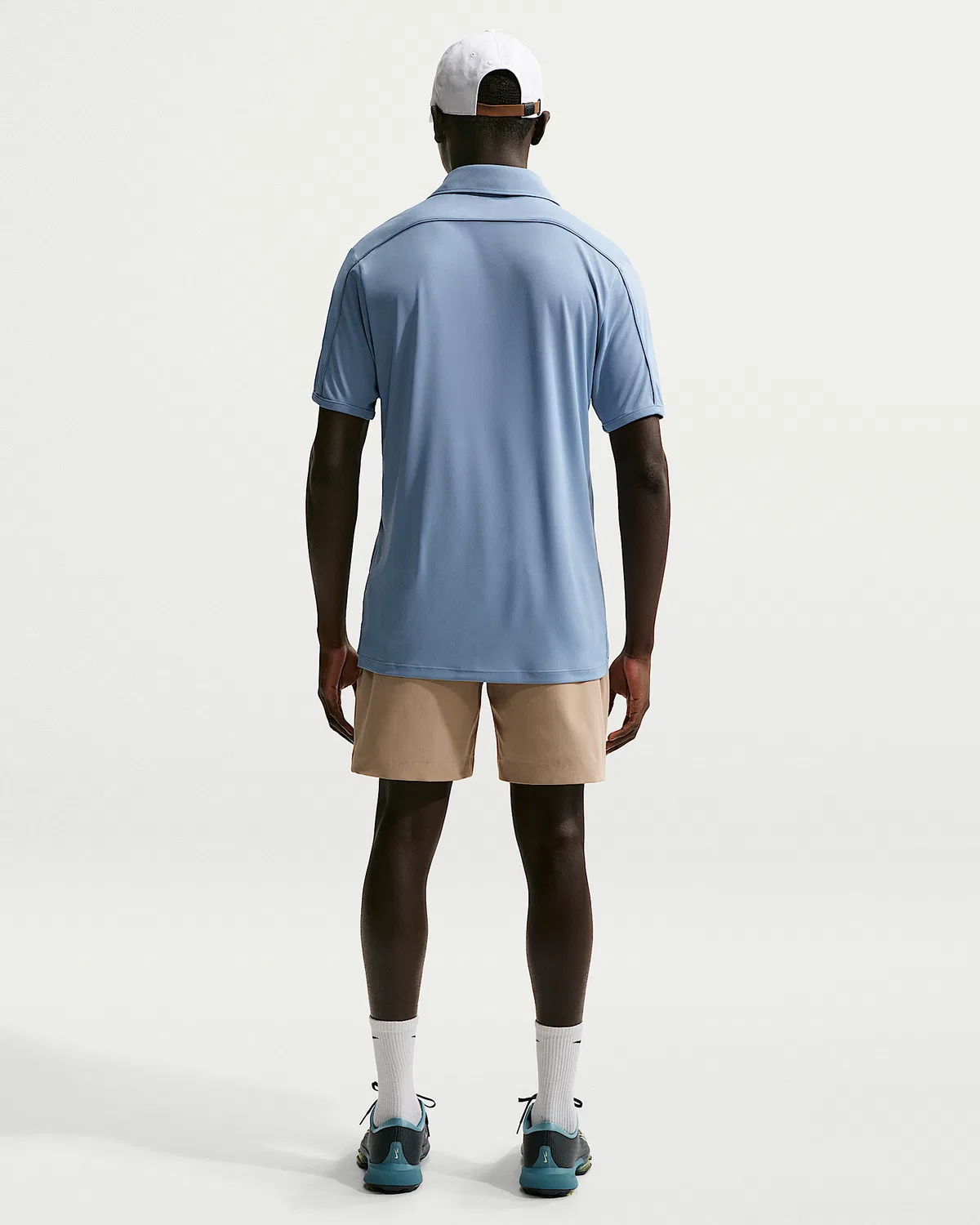 Мужское поло Nike Par Dri-FIT с логотипом на рукаве, Work Blue/Work Blue — фото 4