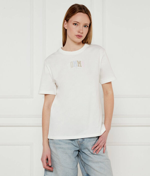 

Футболка университетской команды Regular fit Tommy Jeans, белый