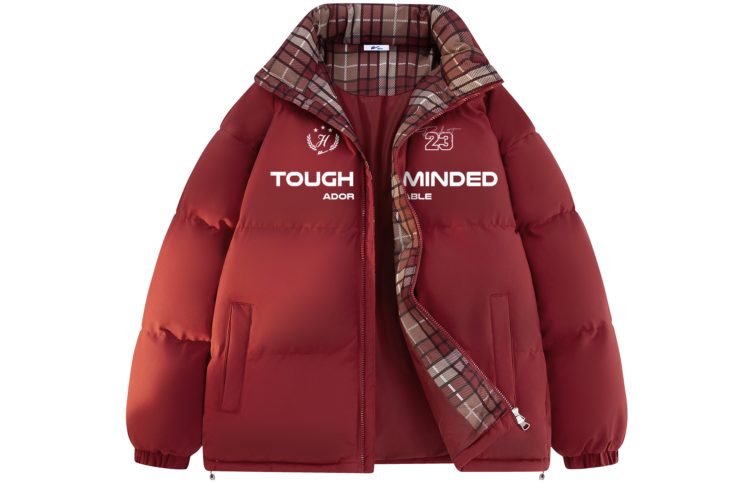 

WARRIOR Пуховик Huichao Riding The Wind Collection унисекс, Burgundy