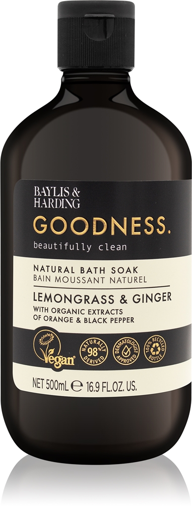 

Пена для ванны Goodness с лемонграссом и имбирем Baylis & Harding, 500 мл