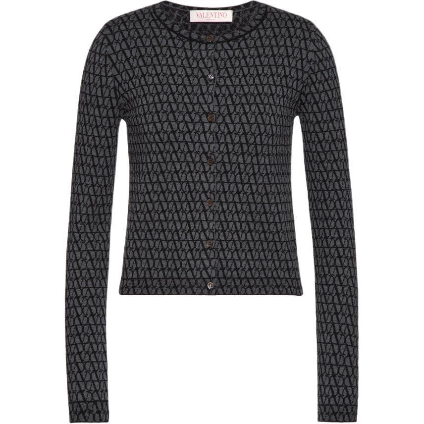 

Valentino Топ Women's Black Gray