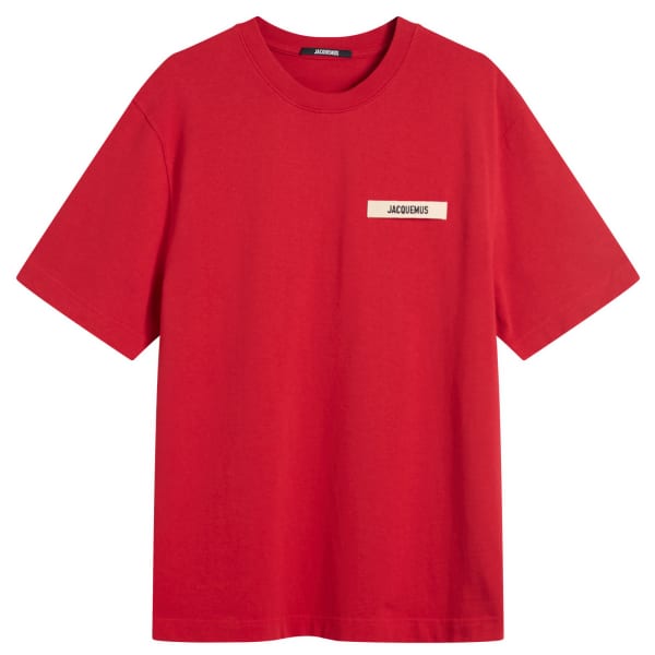

Футболка с логотипом Grosgrain Jacquemus, цвет dark red