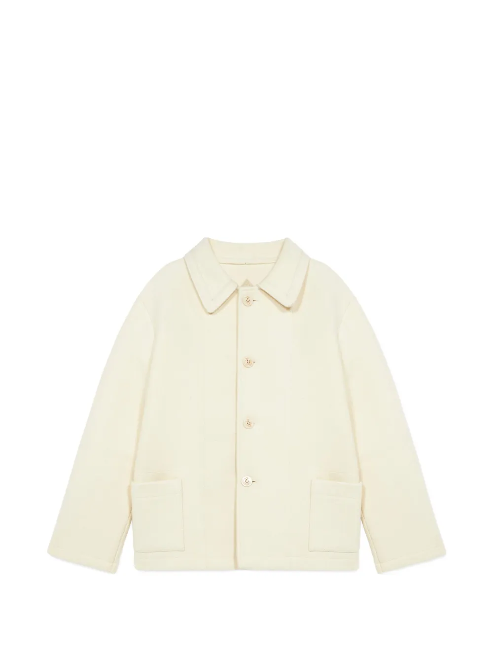 

Шерстяное пальто с передним карманом "осел" Fortela, бежевый