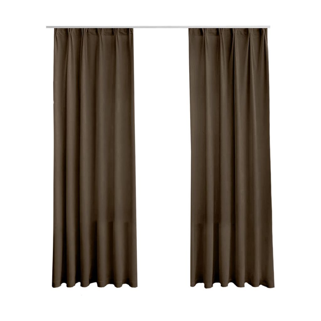 

Коллекция LW Шторы Brown Velvet Ready 290х245см с крючками - Готовые шторы с крючками - Бархатные шторы - Плотные шторы LWcollection, коричневый