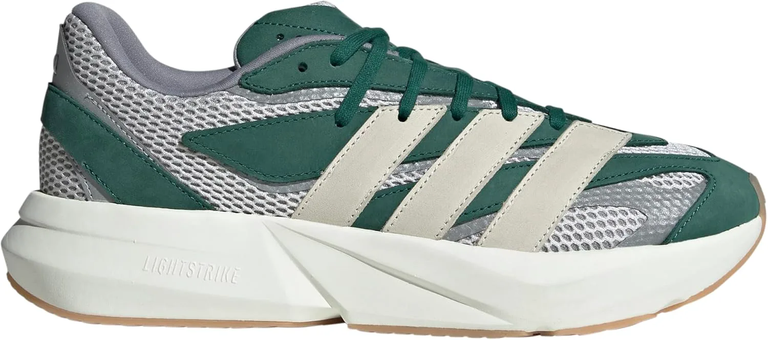 Мужские кроссовки Adidas Lightblaze, зеленый/белый/серебристый — фото 4