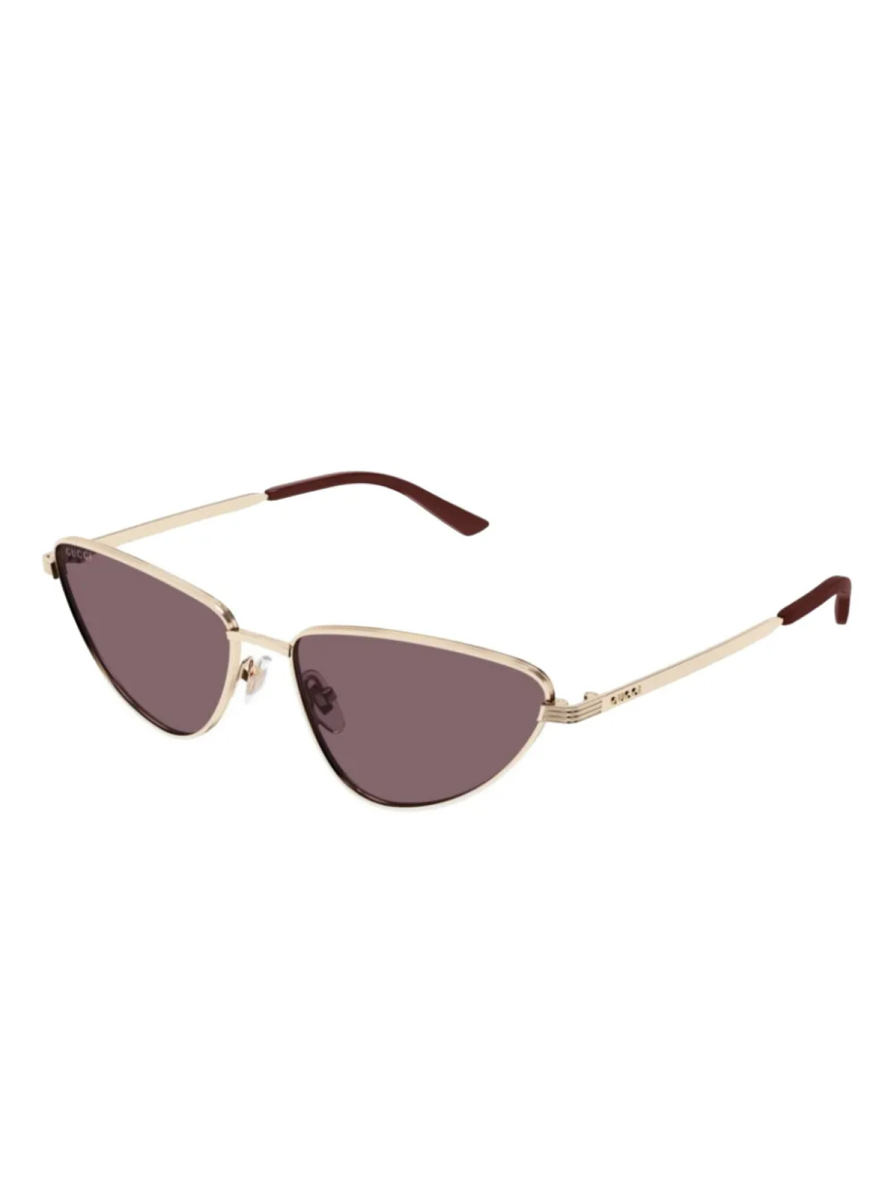 Солнцезащитные очки «кошачий глаз» Gucci Eyewear, золотой — фото 2