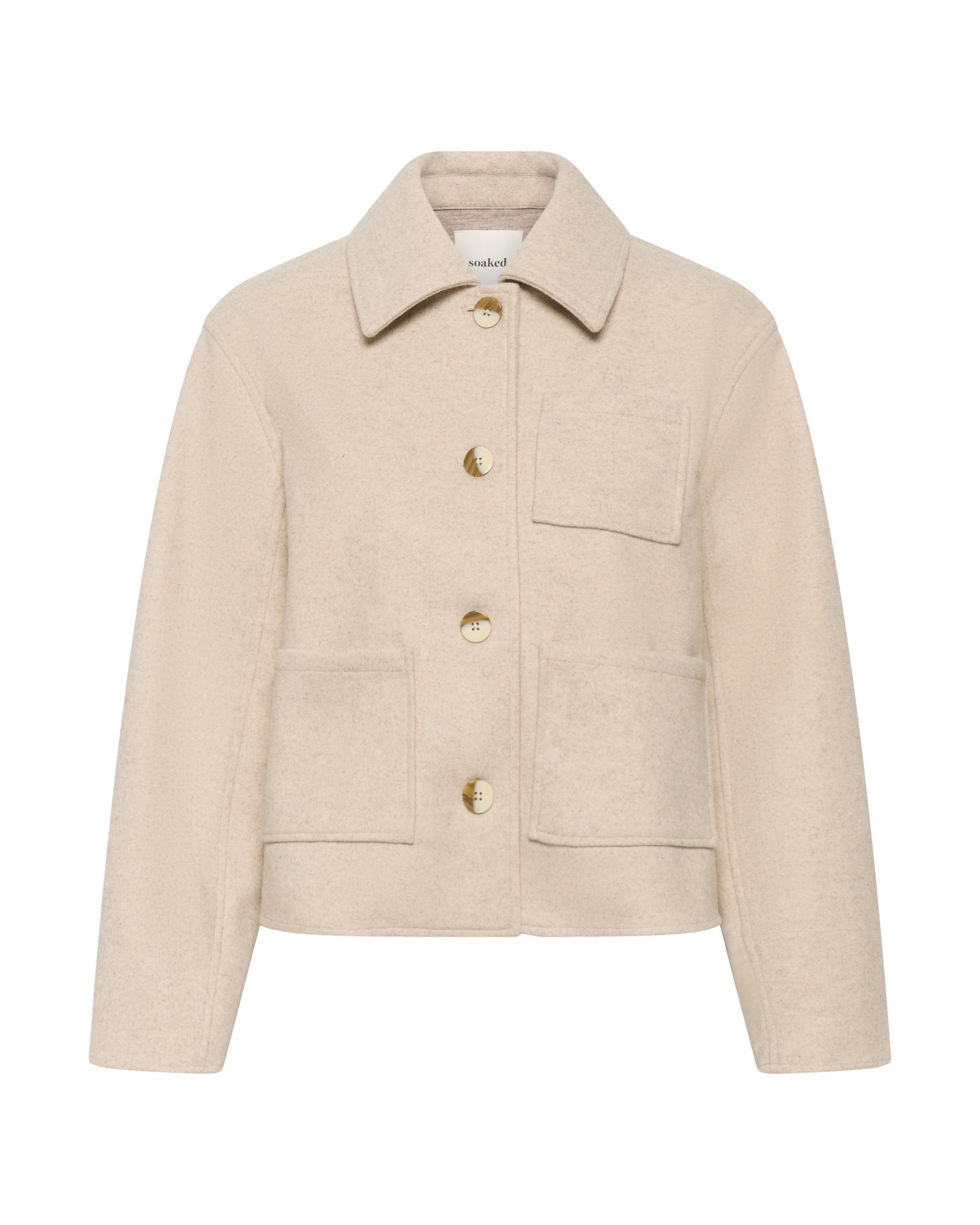

SOAKED IN LUXURY Куртка межсезонная 'SLZephyr' в бежевом цвете