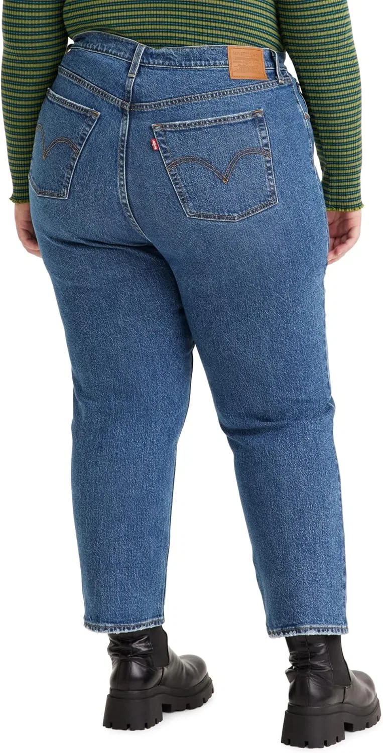 Levi's Women's Premium Plus Size Ribcage Straight Ankle джинсы, Valley View — фото 2