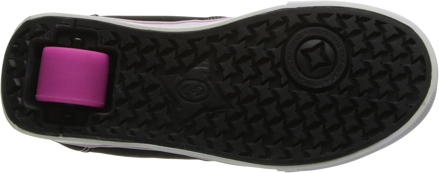 Кроссовки Heelys Launch с колесиками (для малышей/детей младшего возраста/старших детей), черный/розовый — фото 4