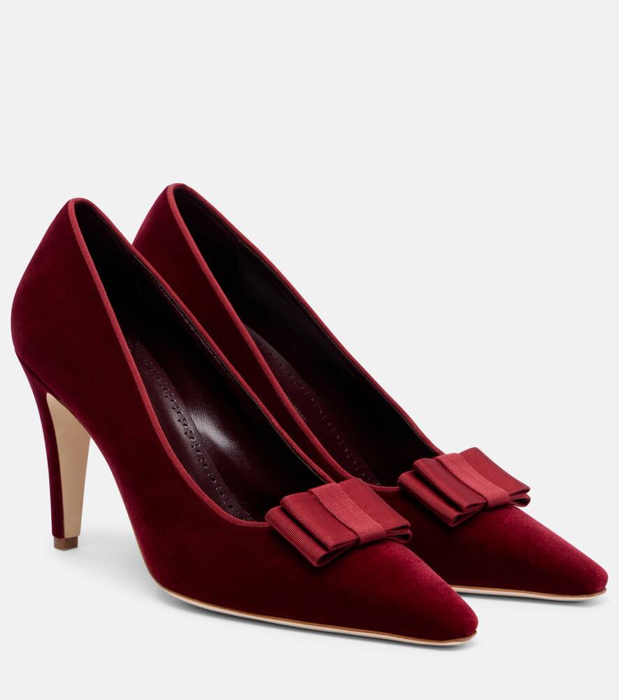 Reador 90 бархатные лодочки Manolo Blahnik, Dred 6037