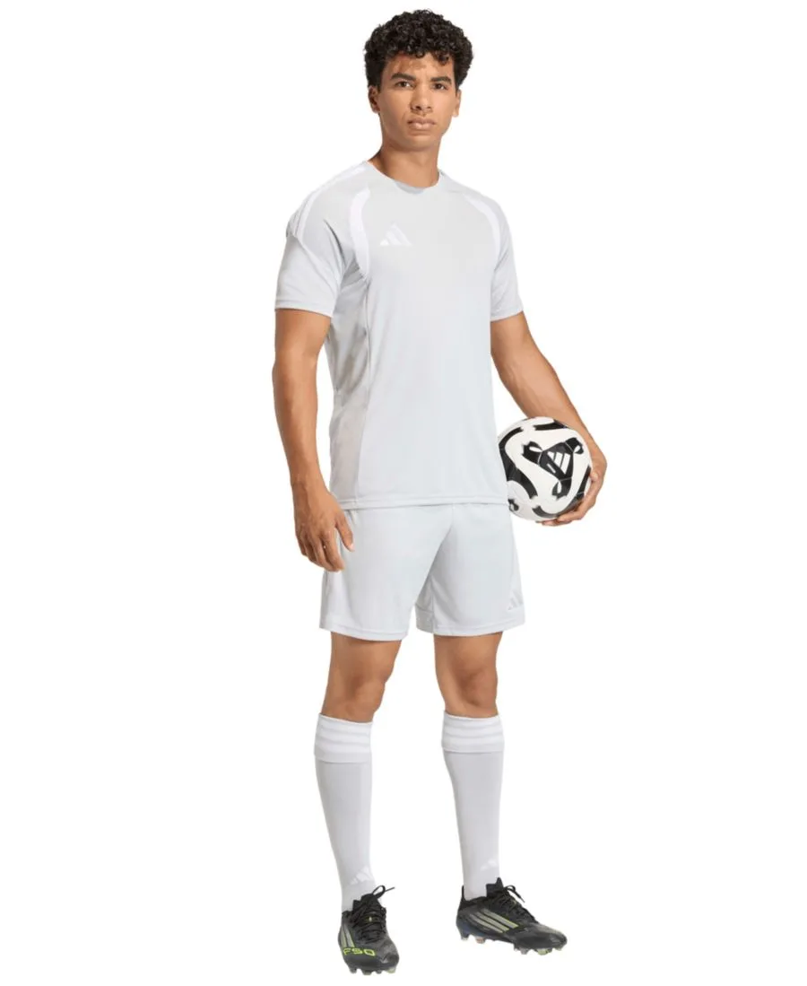 Мужская футболка Tiro 26 League Jersey с круглым вырезом и возможностью надевания Adidas, lite серый — фото 2