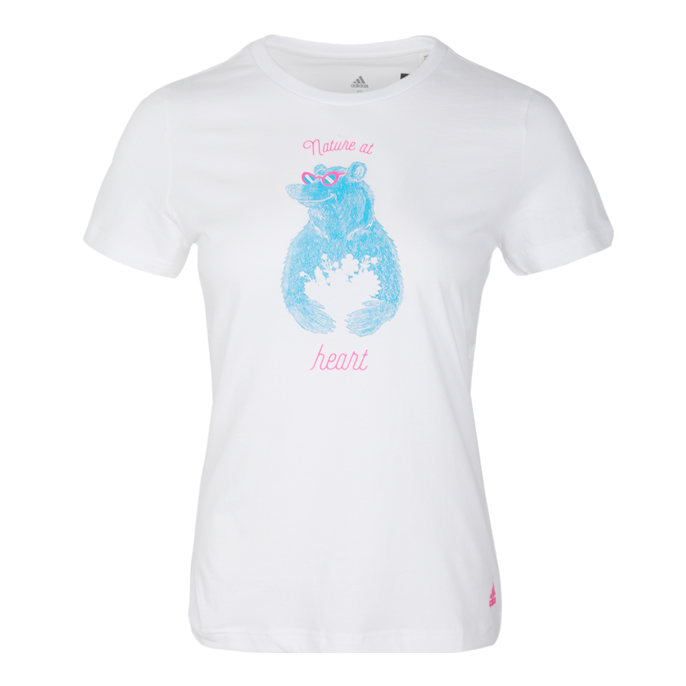 

Adidas Футболка женская белая, Белый, Adidas Футболка женская белая