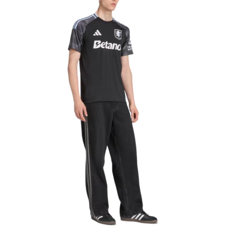 Футболка Aston Villa FC 25/26 Away с доставкой для участников AdiClub Adidas, черный/синий — фото 3