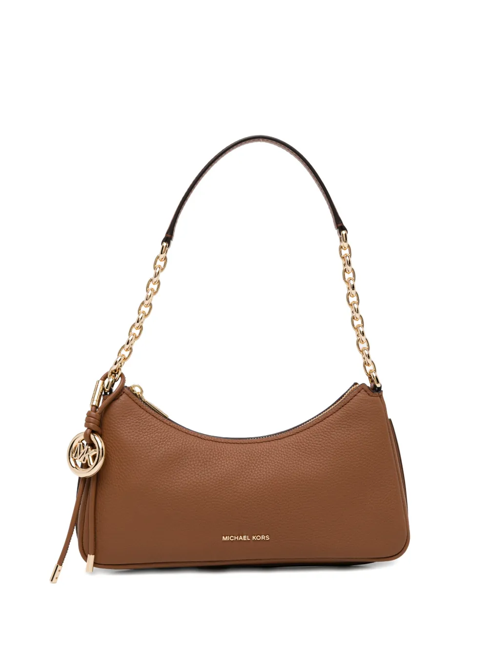 

Средняя кожаная сумка Nolita с тиснением и цепочкой Michael Kors, коричневый