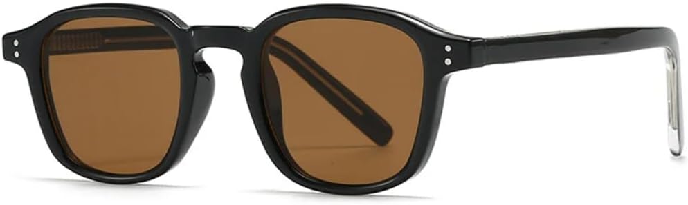 

Популярные модные женские солнцезащитные очки класса люкс в стиле ретро с заклепками, модные мужские темно-зеленые солнцезащитные очки с защитой от УФ-излучения UV400 SZVVBKK, Black Tea