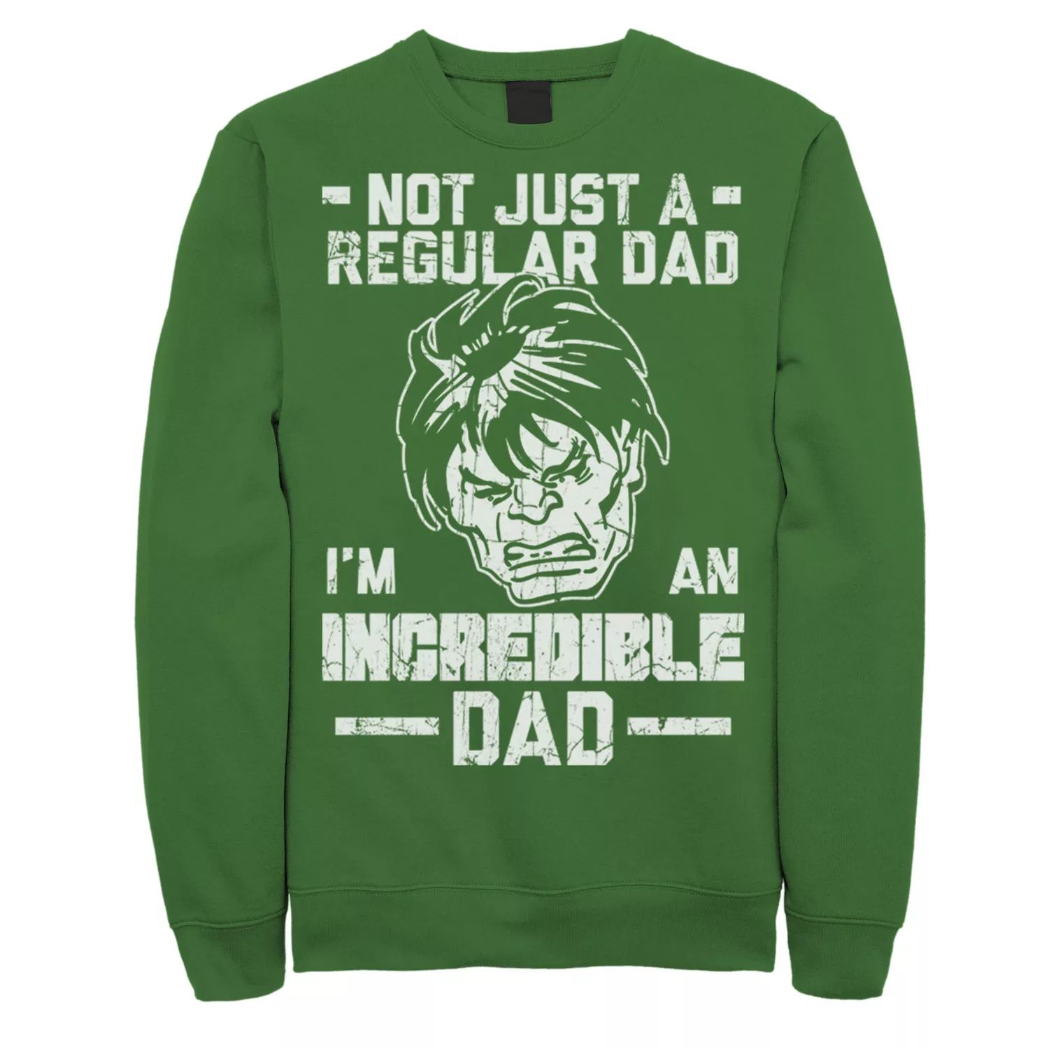 

Мужской свитшот для папы Marvel Hulk Father's Day Not Regular Dad Licensed Character