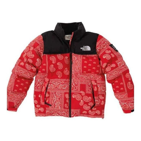

Куртка nuptse down jacket 'red' The North Face, красный