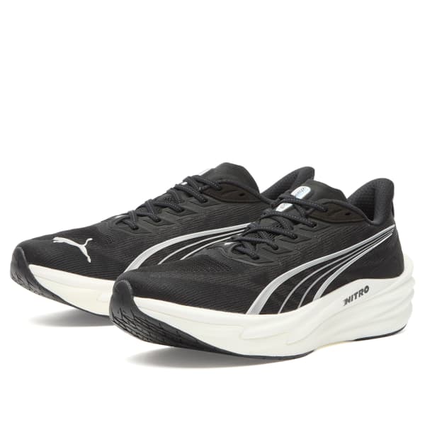 Кроссовки Deviate Nitro 4 Puma, черный, белый & серебро — фото 2
