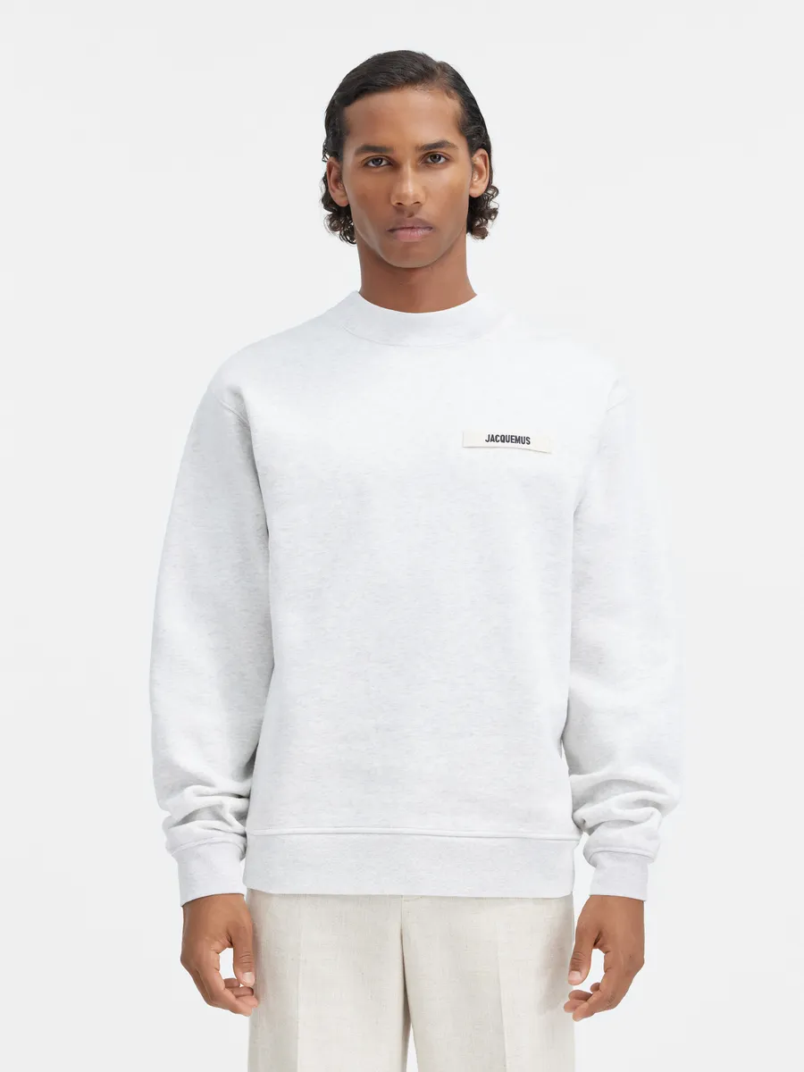 

Толстовка с логотипом Grgrain Le Gr Grain Jacquemus, серый