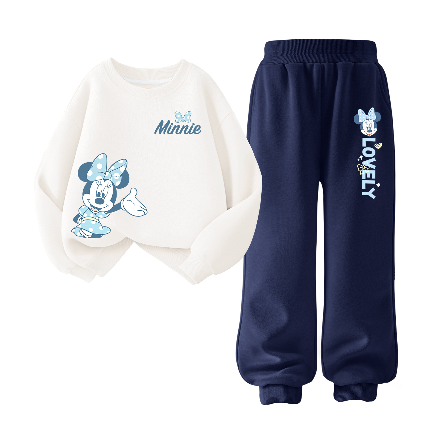 

Детская повседневная спортивная одежда Disney, белый