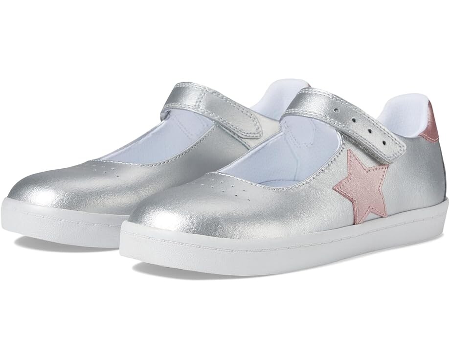 

Кроссовки FootMates Stella-Leather, цвет Silver/Rose Leather