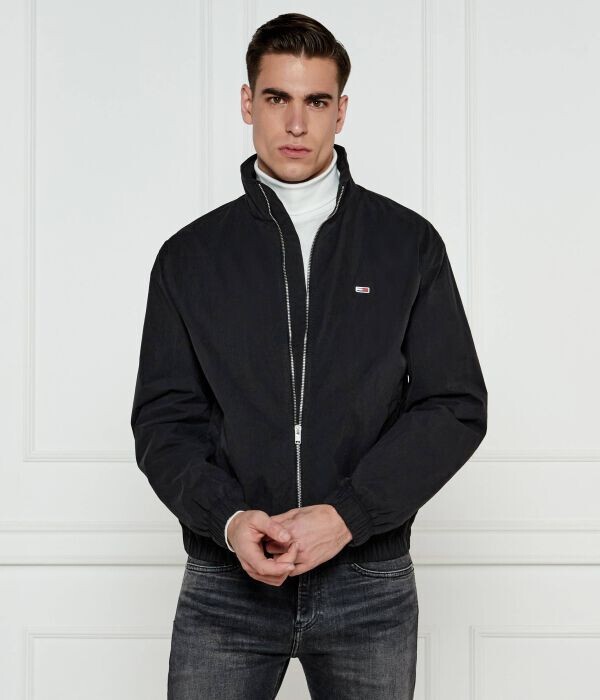 

Куртка-бомбер мужская Tommy Jeans водоотталкивающая, черный