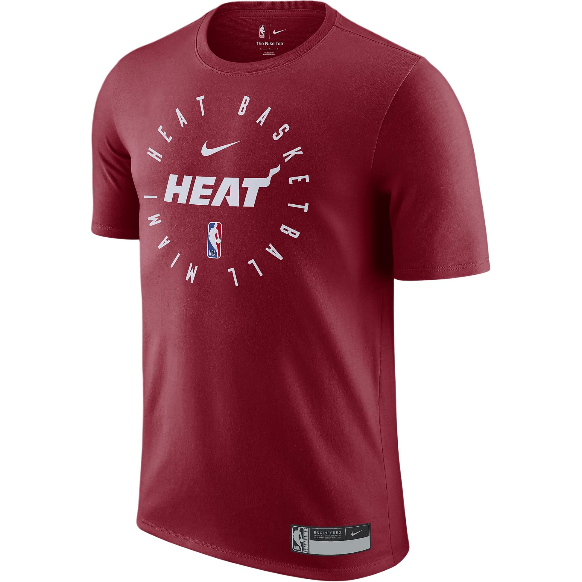 

Футболка Miami Heat мужская Dri FIT NBA Nike, красный