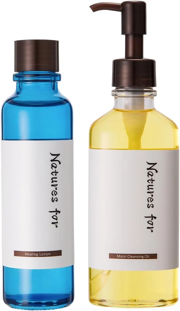Набор для ухода: лосьон и очищающее масло Natures for Healing Lotion and Wet Cleansing Oil