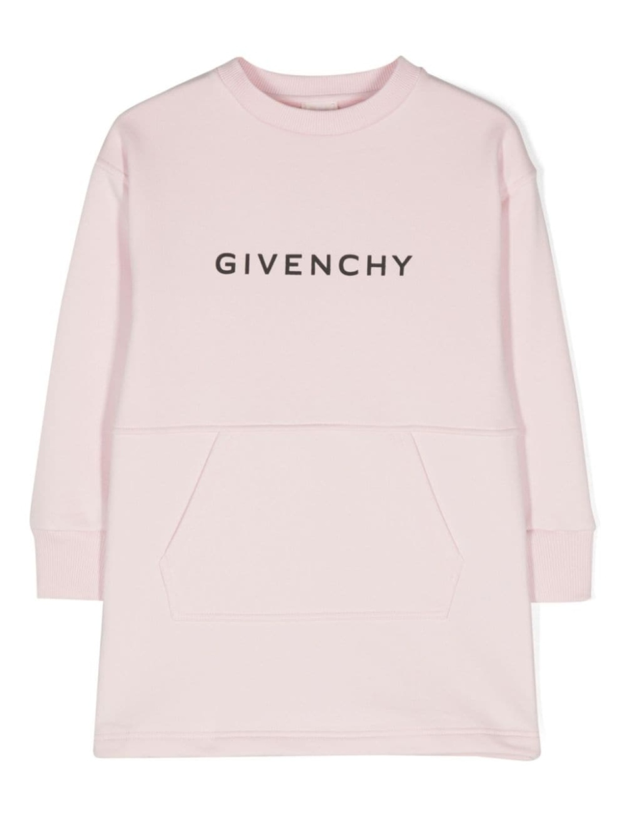 

Givenchy Kids платье из джерси с логотипом, розовый