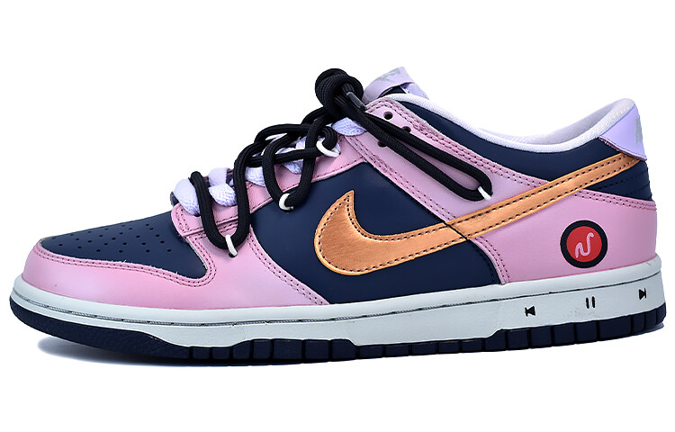 

Кроссовки Nike Dunk Skateboarding Shoes Women's Low-top Blue/pink, розовый