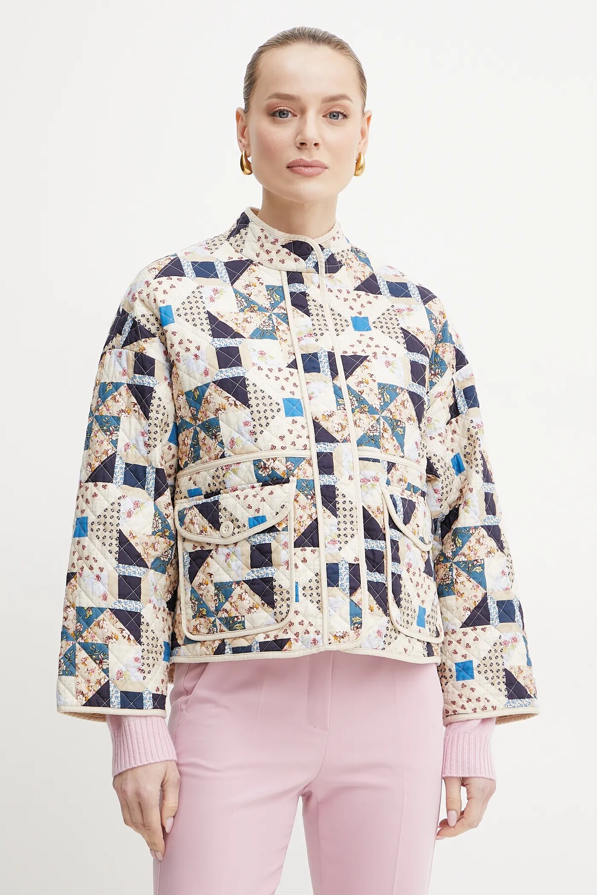 

Куртка из хлопка Weekend Max Mara, мультиколор