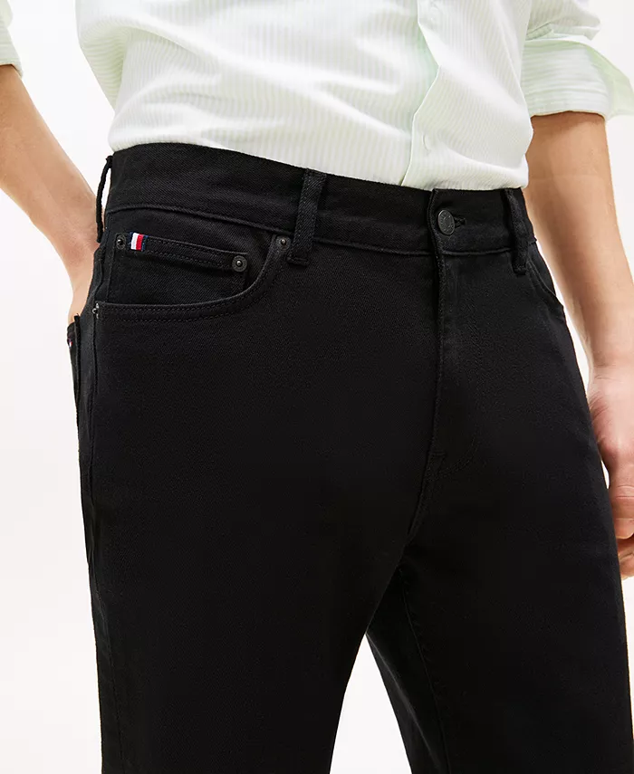 Мужские джинсы Bleeker Slim Fit Stretch Tommy Hilfiger, черный — фото 3