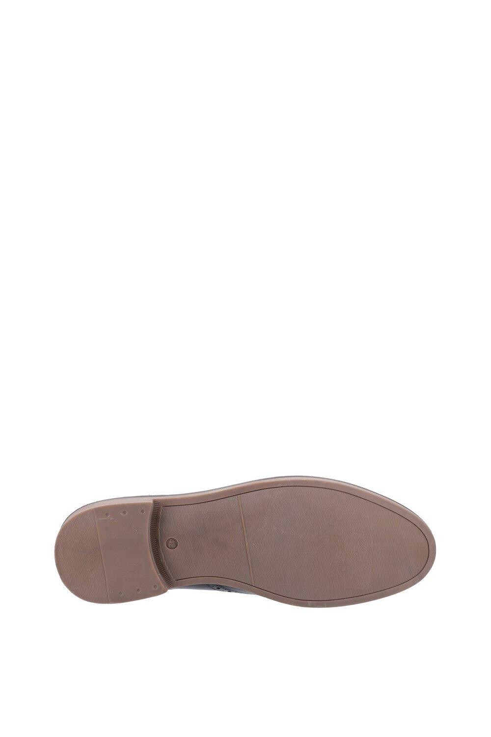 Кожаные туфли на шнуровке "Bryson" Hush Puppies, темно-синий — фото 3