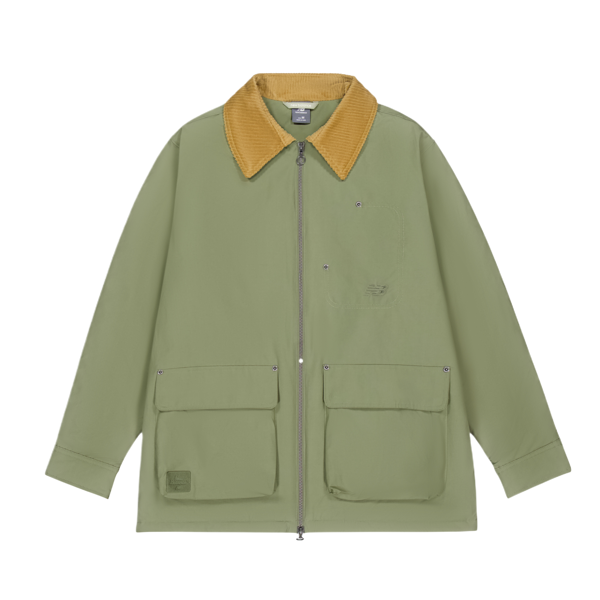 

Пуховик мужской New Balance, темно-оливково-зеленый