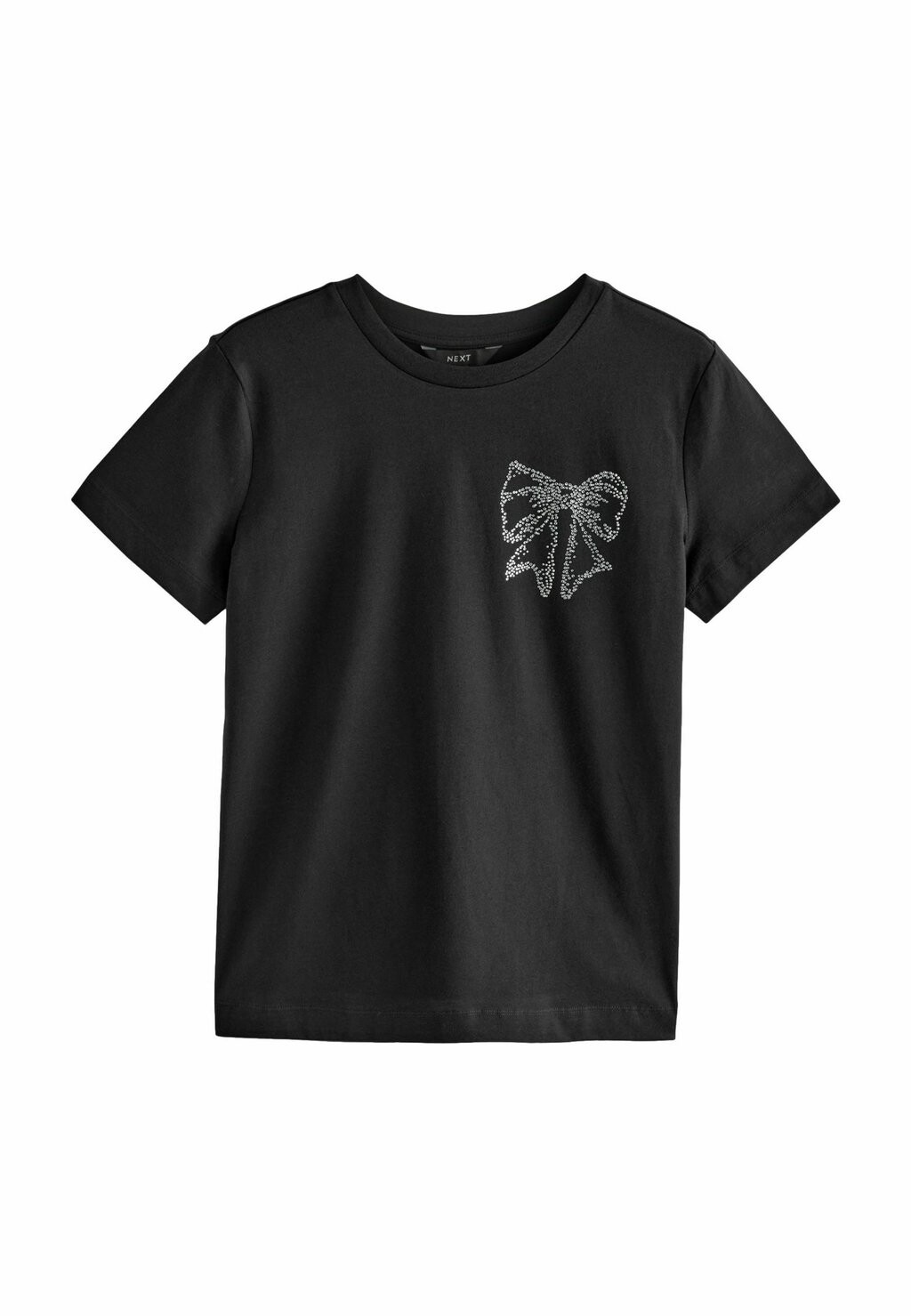 

Принт на футболке BOW EMBELLISHED, REGULAR FIT Next, черный
