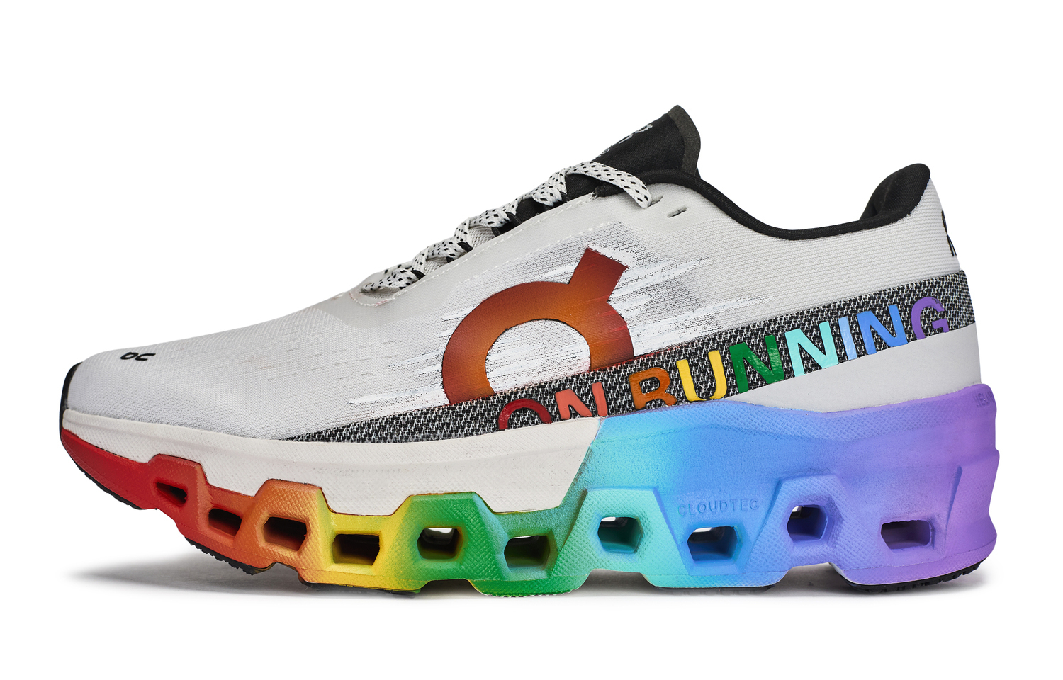 

On Cloudmaster 2 Low top Running Shoes мужские черно-бело-розово-фиолетово-желтые