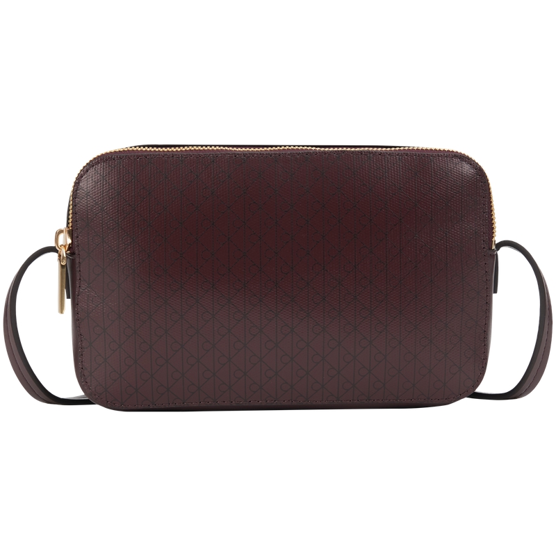 

Calvin Klein Сумка через плечо из смесового материала малая женская какао-браун